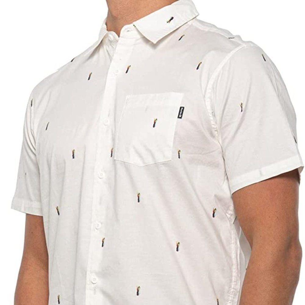 NWT Hurley Classic Fit Pineapple Shirt m